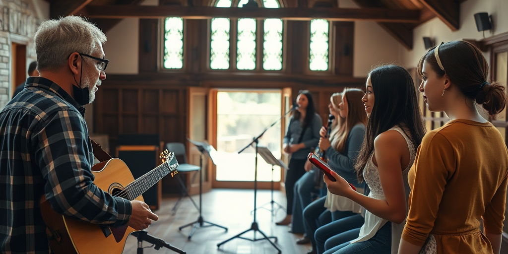 Mentorship and Divine Melody Mentorship Guiding Young Believers in Music